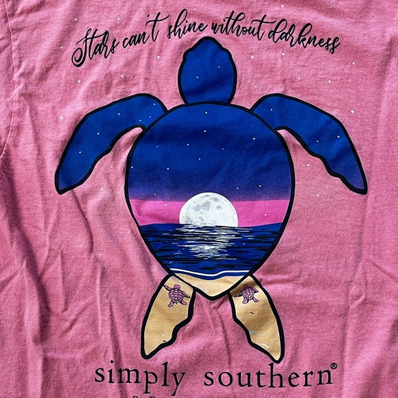 Simply Southern Tops - Simply Southern Pink Short Sleeve Tee